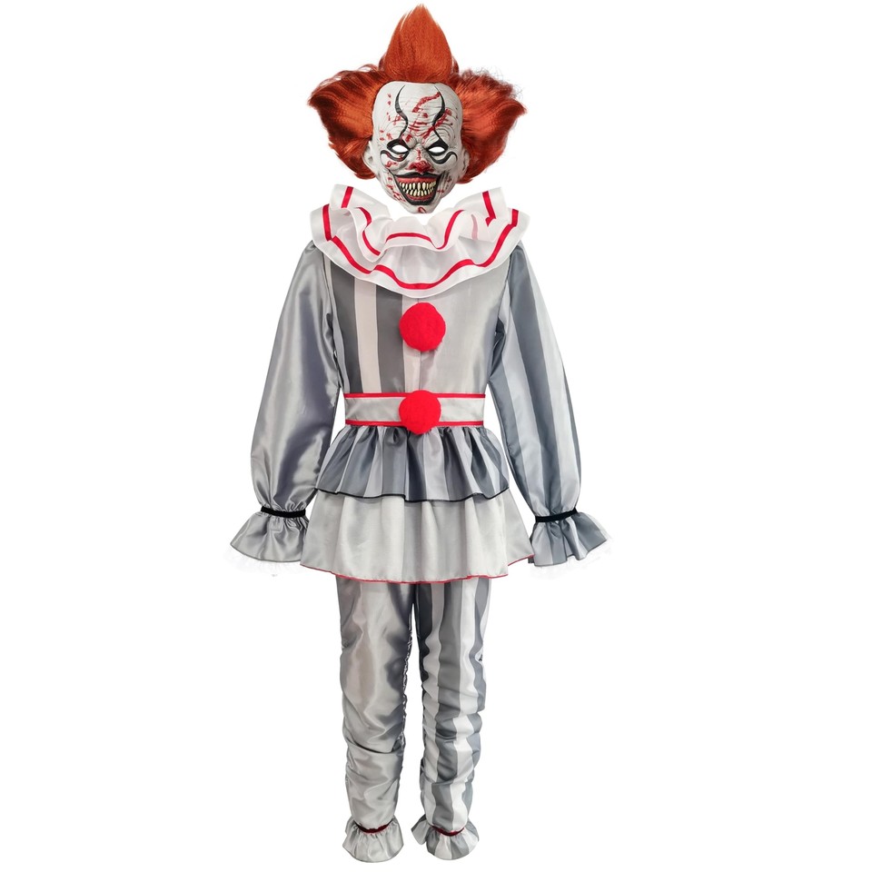 Spooktacular Creations Boy Scary Clown Costume, Scary Halloween Costume