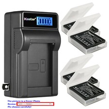 Kastar Battery LCD Wall Charger for Kodak LB-080  Kodak PlaySport Zx5 SP1-YL3