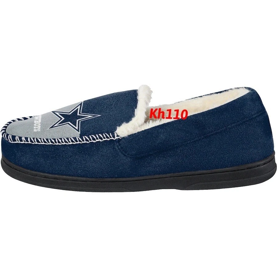 Dallas cowboys house shoes hotsell