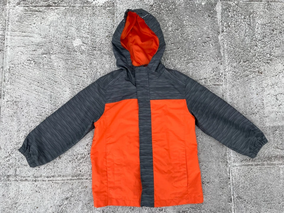 Chaqueta con Capucha Faded Glory Niños Tono Naranja/Gris Talla S (6-7) Foto 2 de 4