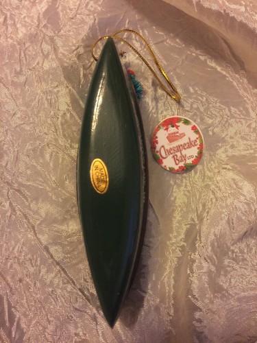 greenwood lake NY Canoe Holiday Christmas Ornament - Picture 3 of 3