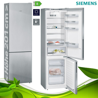 Siemens Kühl Gefrierkombination Edelstahl Look IQ500 201cm hyperFresh lowFrost