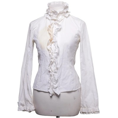 Anne Fontaine, Bluse, Größe: 36, Weiß, Baumwolle, Einfarbig, Damen #aCm
