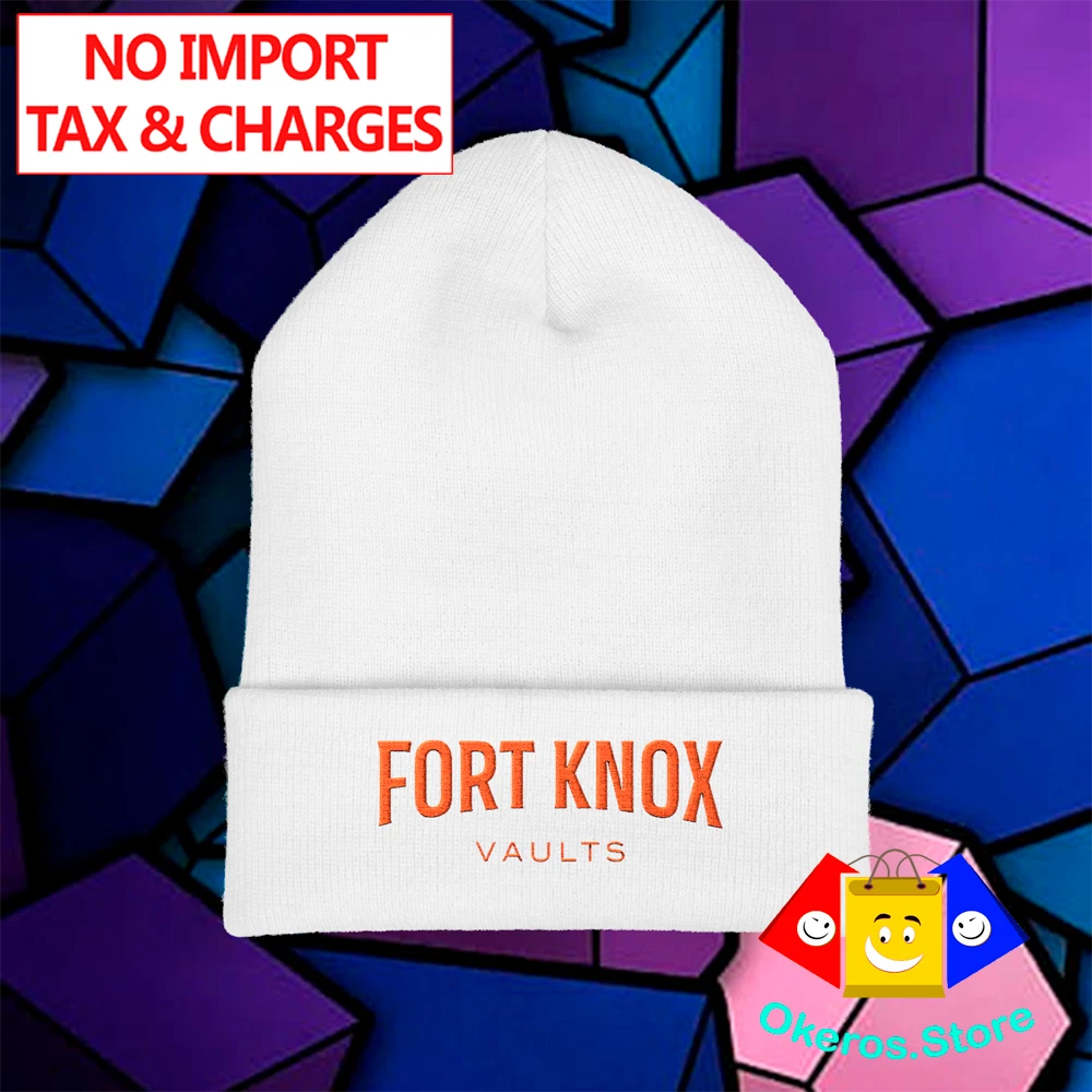 Fort Knox Adult Winter White Classic Beanie Hat