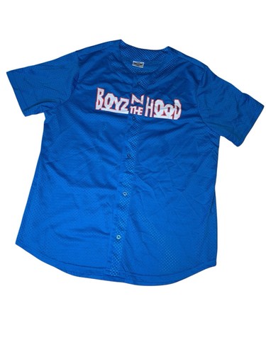 Boyz in the Hood South Central 1991 Jersey Button Up Shirt Men’s XL Blue
