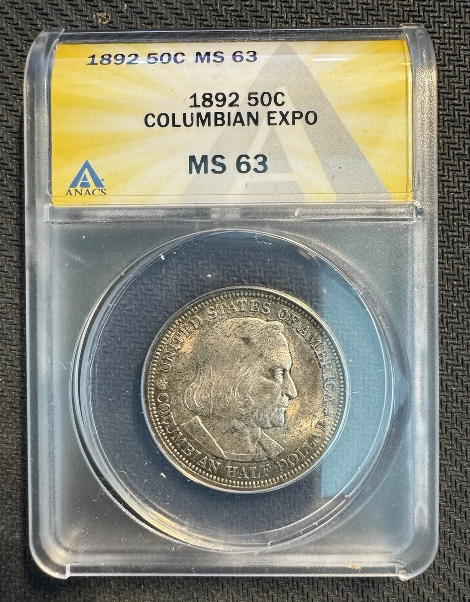 MS 63 Graded 1892 Year US Commemorative Coins for sale | eBay