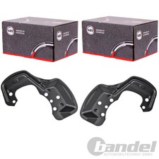 2X ABS SPRITZBLECHE BREMSSCHEIBEN VORNE LINKS RECHTS PASSEND FÜR OPEL ASTRA