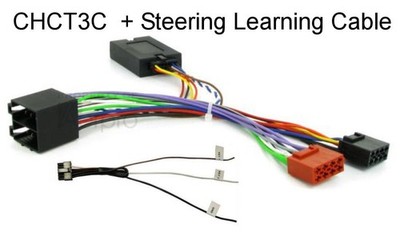 CITROEN C5 2001-2005 STEERING WHEEL INTERFACE + LEARNING CABLE AERPRO CHCT3C