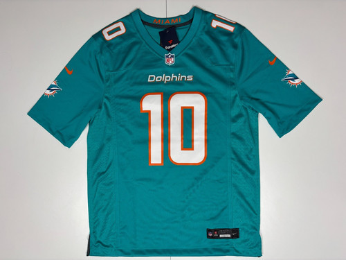 Tyreek Hill Miami Dolphins 2025 Game Jersey Aqua Mens M