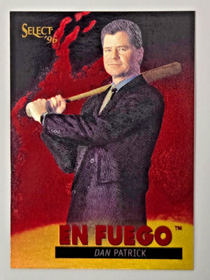 1996 SELECT EN FUEGO DAN PATRICK #16 FOIL INSERT ESPN RARE 1:48 PACKS