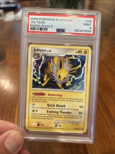 Jolteon graded PSA 9 for sale on eBay