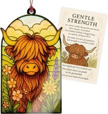 Elegant Highland Cow Christmas Ornament   Heartfelt Gift for Any Occasion