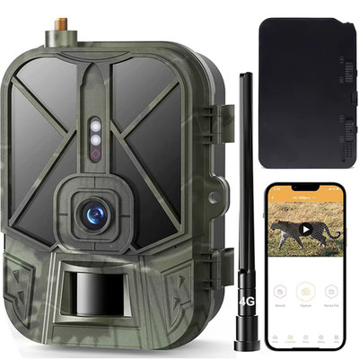4G HD Live Video Lithium Battery Cellular Trail Camera 50MP 4K Wireless Game App