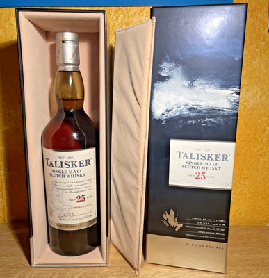 TALISKER 25 Jahre, 1992-2017 Single Malt Scotch Whisky, alc. 45,8% Vol. Alt !!!