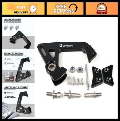 Adjustable Short Shifter Arm 6-Speed Manual Extender Kit Stainless Steel for VW