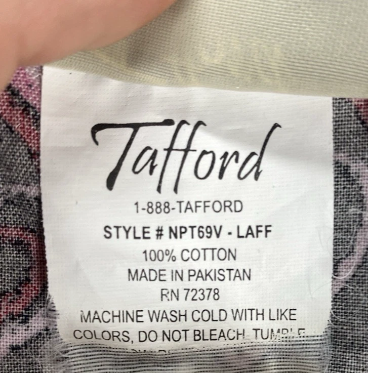 Large Black w/ Pink Hearts Tafford Scrub Top - Image 2 of 4