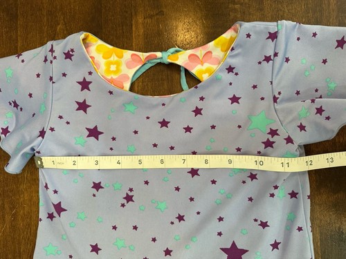 Twirly Girl Reversible Dress sz 8 Fun Colorful 2-in-1 Made in USA Twirl - Picture 8 of 14
