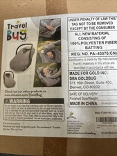 Travel Bug Infant Car Seat Cover Reversible Heather Gray Baby Carrier Cover New