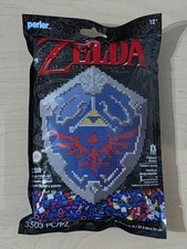New Sealed 2018 Legend of Zelda Link's Hylian Shield Perler Bead  Pattern Kit