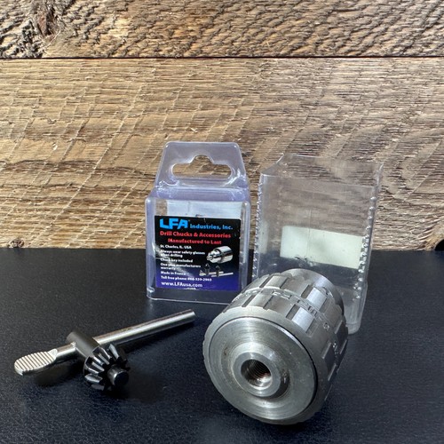 LFA 82-2B 0-3/8 Capacity 3/8-24 Threaded Mount Keyed Heavy Duty Drill Chuck - Afbeelding 5 van 12
