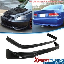 Fits 96-98 Honda Civic Ek Jdm Jun Style Front Bumper Lip Rear Bumper Lip Pu