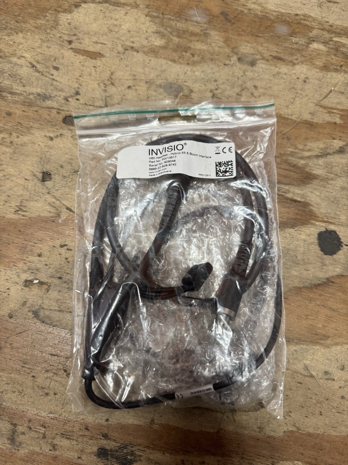 Invisio V60 Headset Hybrid X5 & Boom Interface INV13517 Comms Tactical Military 