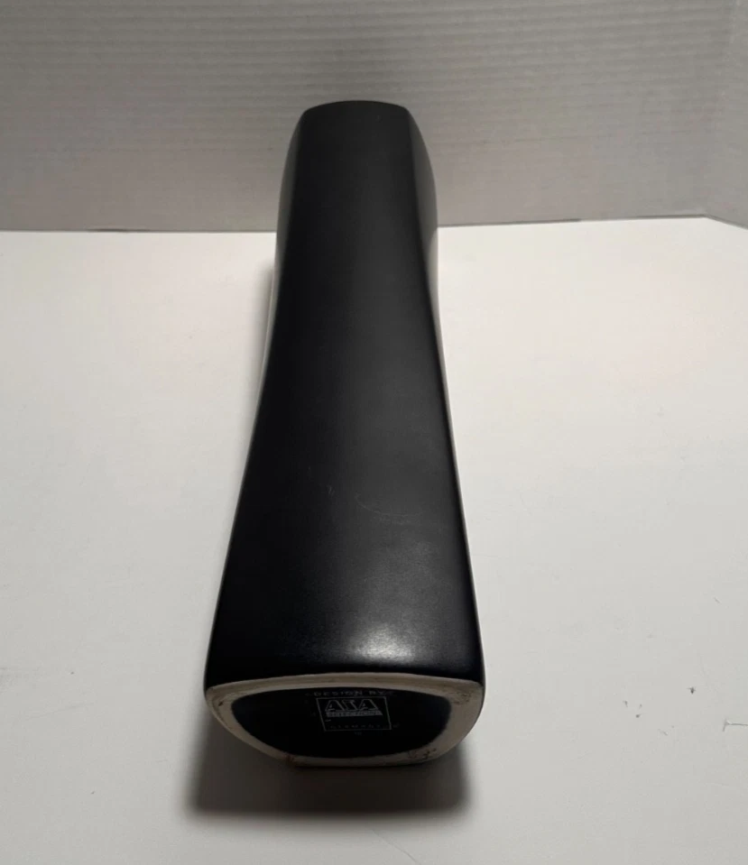 Tall Matte Black Ceramic Vase by ASA Germany - Modern Minimalist Decor - Image 3 of 4