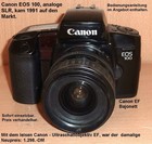 Canon EOS 100, lustrzanka analogowa, ef 28-80