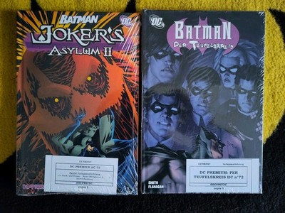 BATMAN HC VARIANT LIMITIERT OVP DC PREMIUM 72 & 75 JOKER´S ASYLUM & TEUFELSKREIS