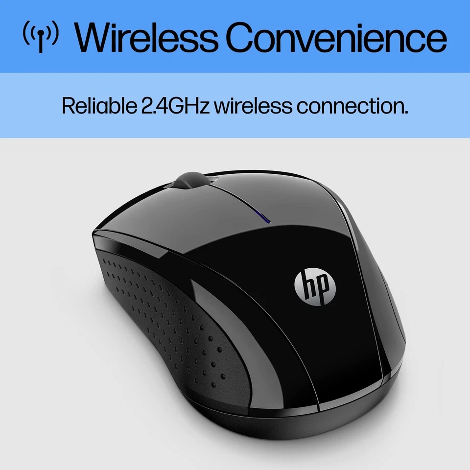 HP X3000 G3 Wireless Mouse - Black 15-Month Battery Side Grips for Control Tr... - Image 3 of 4