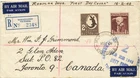 1948 Australia First Day Cover FDC, Registered Mornington Victoria to Vancouver