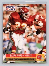 1991 Pro Set - Award Winner Barry Word #7