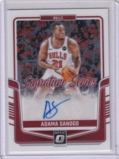 2024-25 Donruss Optic Adama Sanogo Signature Series