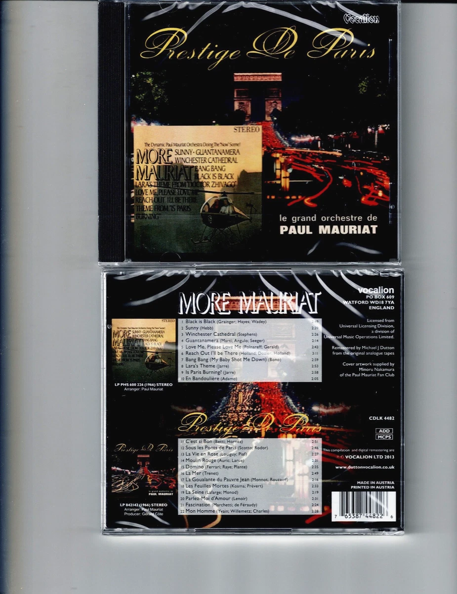 Paul Mauriat Cd for sale - eBay