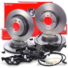 BREMBO COATED BREMSSCHEIBEN +BELÄGE +VWK VORNE+HINTEN FÜR BMW 3-ER E90 E91 E93