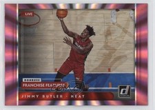 2021-22 Panini Donruss Franchise Features Holo Pink Laser Jimmy Butler #12 c4h