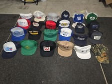 Vintage Lot Of 24 SnapBack Trucker Hats Caps Farm Local Business
