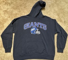 Vintage 1998 New York Giants Hoodie Navy Blue Men  s Size XL USA Lee Sports