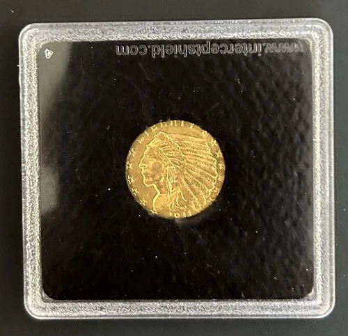 1911 Indian Head $2.50 Gold Quarter Eagle US Coin Pre-1933 Business Strike