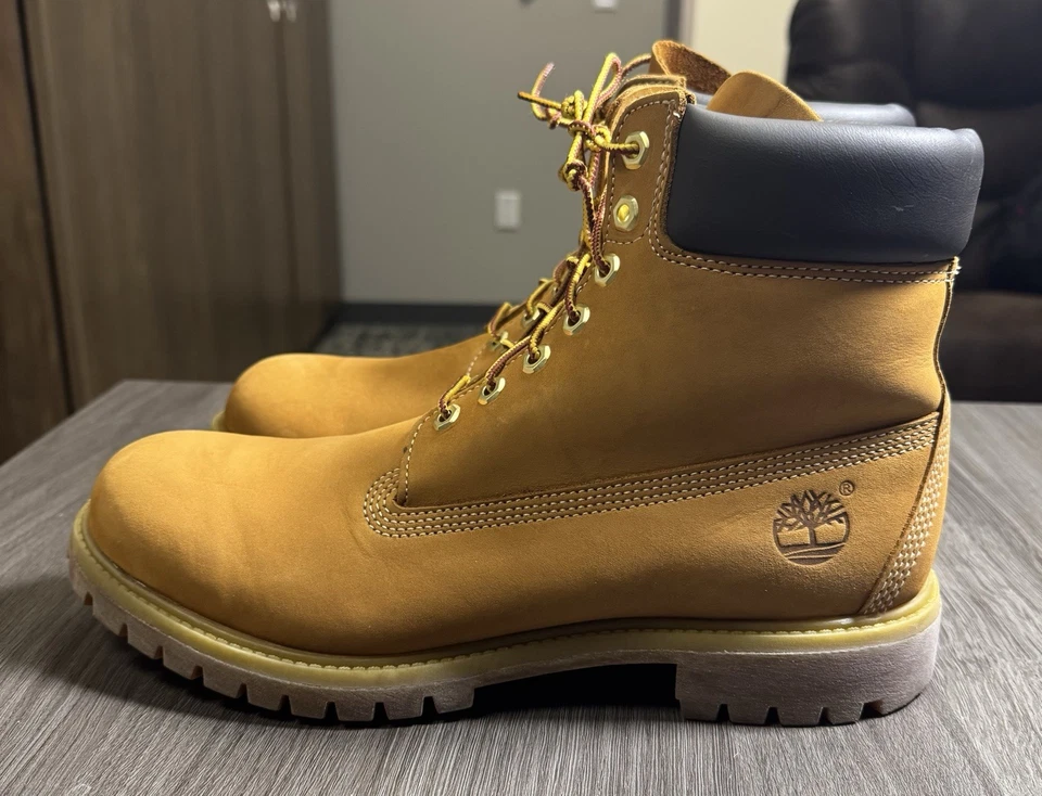 Botas Timberland 400 Gramos Premium Impermeables con Cordones Para Hombre Talla 11 M Trigo Nubuck Foto 4 de 4