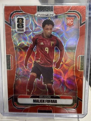 2026 FIFA Prizm Malick Fofana Rookie Red Scope # 154 /85