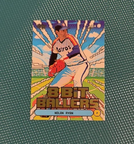 2026 Topps Series 1 - Nolan Ryan #8B-15 8 Bit Ballers Insert