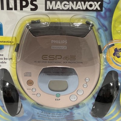 Philips Magnavox Personal Portable CD Player AZ7583 ESP 45 FACTORY