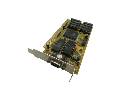 OAK OTI077 16 BIT ISA RETRO LOW PROFILE GRAPHICS CARD D-SUB #GK13725