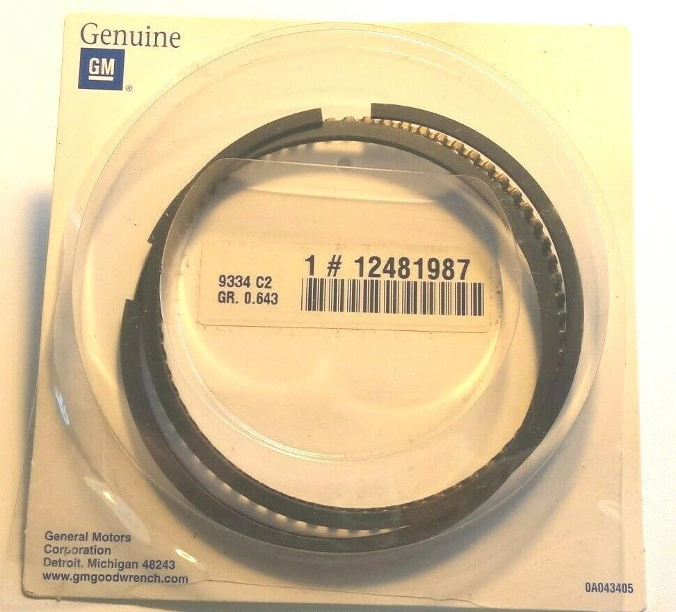 Genuine GM Piston Ring Kit 12481987 | eBay