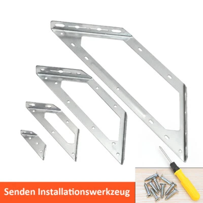 Stahl Regalträger Metall Wandkonsole Regalwinkel Schwerlast Regalsystem Konsole - Bild 1 von 4