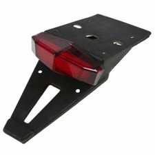 Motorcycle Rear Fender LED Tail Brake Light Taillight License Plate Bracket