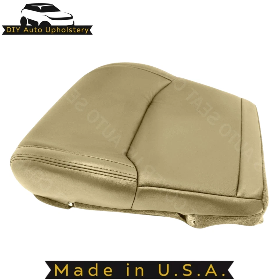 Cubierta de asiento inferior de cuero tostado para conductor y pasajero Acura TL 1999-2003 Foto 4 de 4