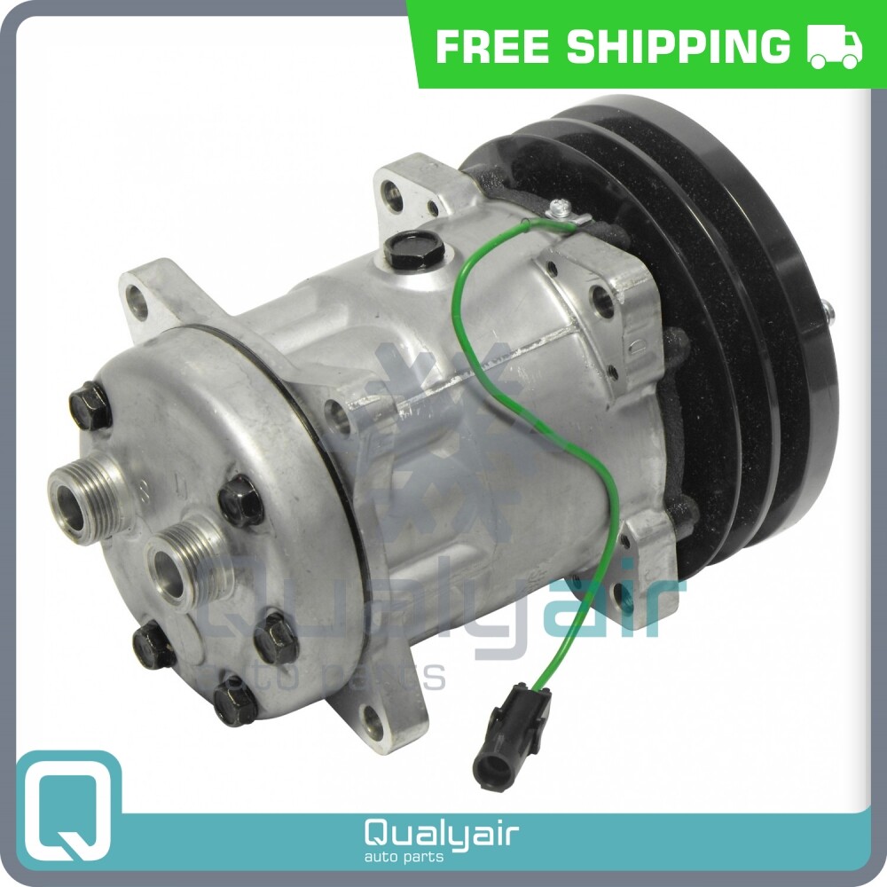 A/C Compressor for Freightliner / CASE / NEW HOLLAND - OE# 86983967 QU - Picture 1 of 6