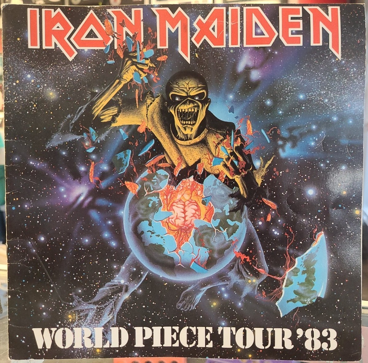Vintage Iron Maiden World Piece Tour 1983 Tour Book Program | eBay
